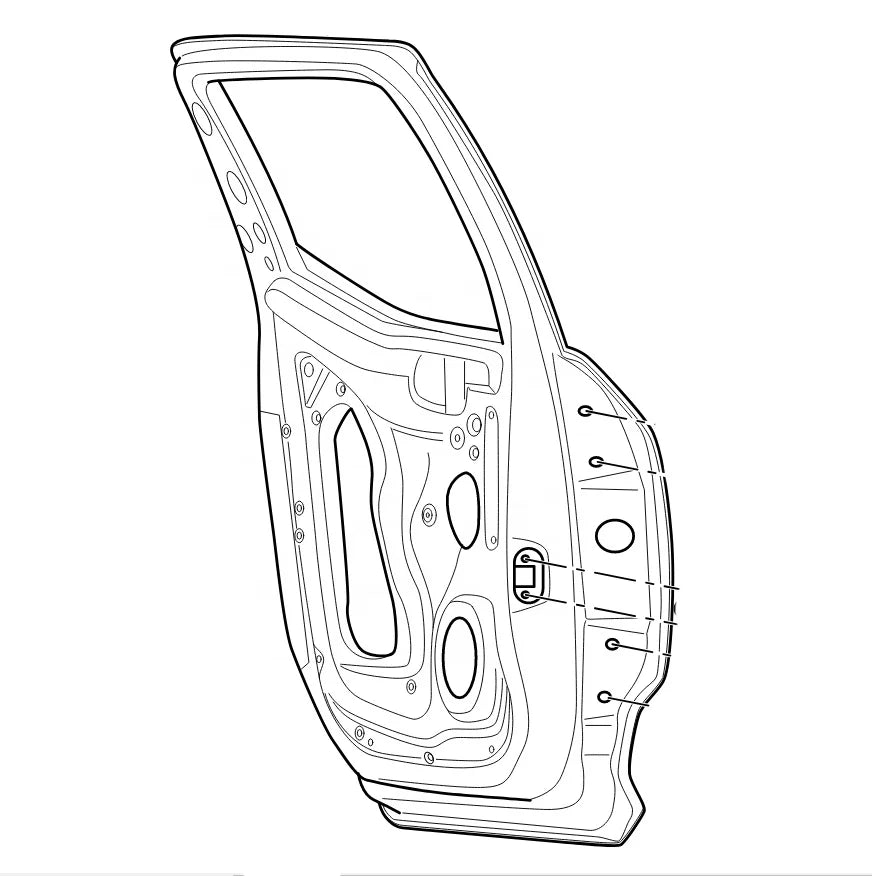 SAIC MAXUS T60 Original Rear Door C00064106-4100 C00064110-4100