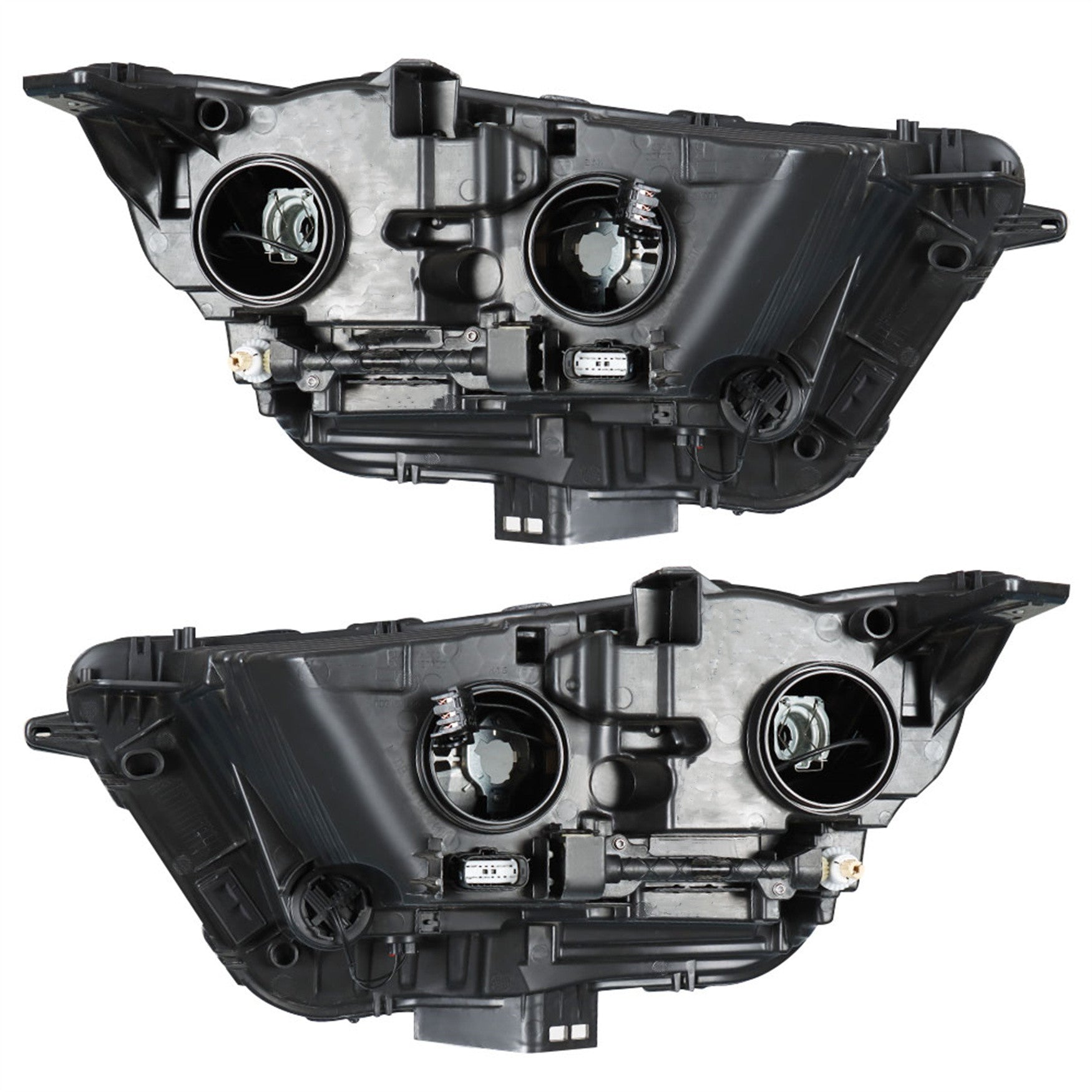 Halogen Headlamps For 2015-2018 Ford Edge Chrome Housing Headlights Right & Left