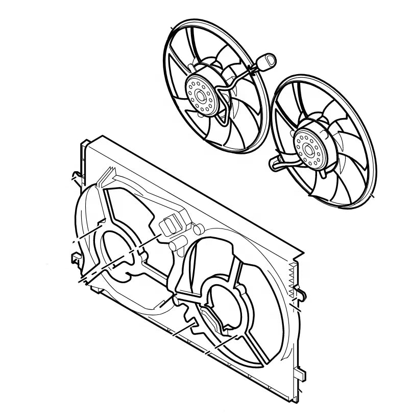 SAIC MAXUS G10 Original Main Blower Electronic Fan C00042392 C00042394 C00042395