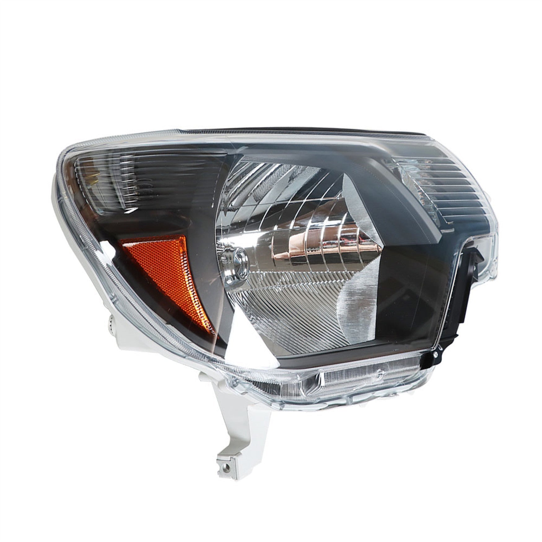 Headlamps For 2012-2015 Toyota Tacoma Pickup Passenger & Driver Black Headlights