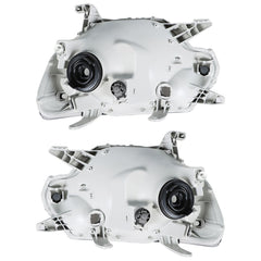 Headlamps For 2012-2015 Toyota Tacoma Pickup Passenger & Driver Black Headlights