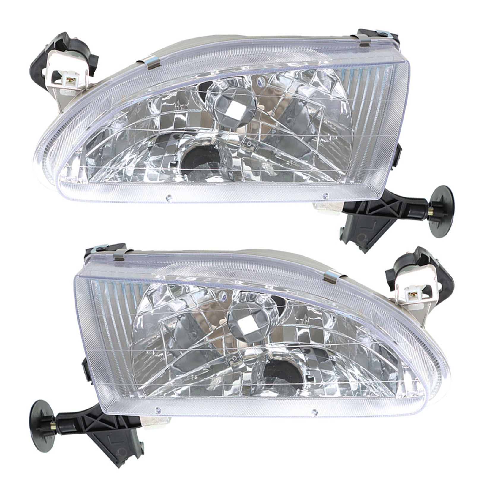 Headlight Kits  For 1998-2000 Corolla Driver Passenger Pair Headlight