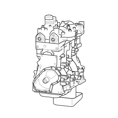 SAIC MAXUS T60 Original Short Engine Assembly C00100654