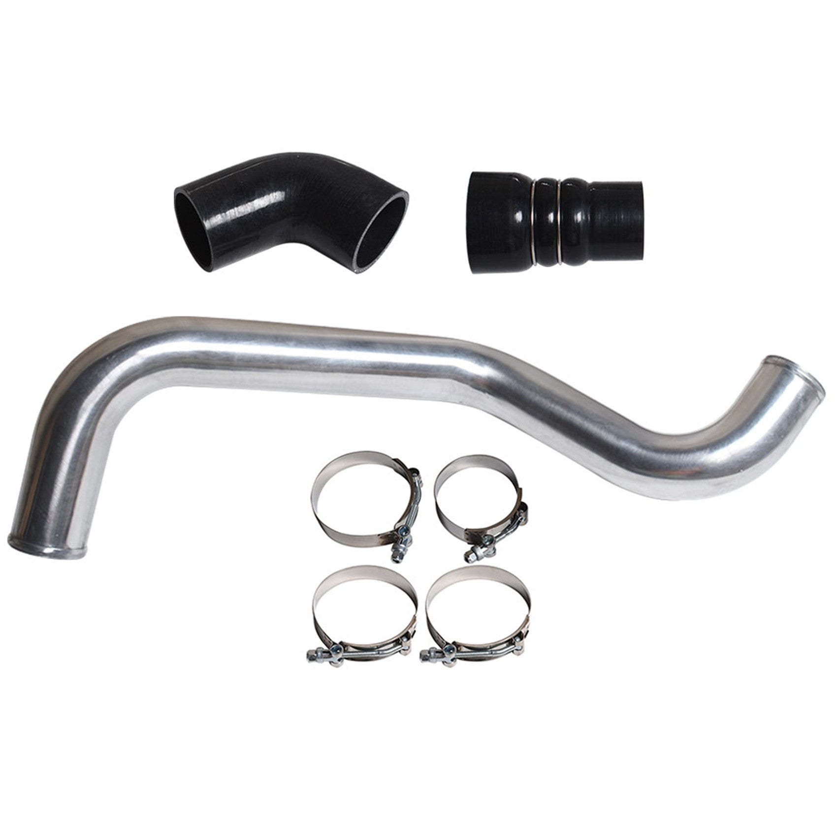 Hot Side Intercooler Pipe Kit For 04-10 Chevy GMC 6.6L Turbo Diesel LLY LBZ LMM
