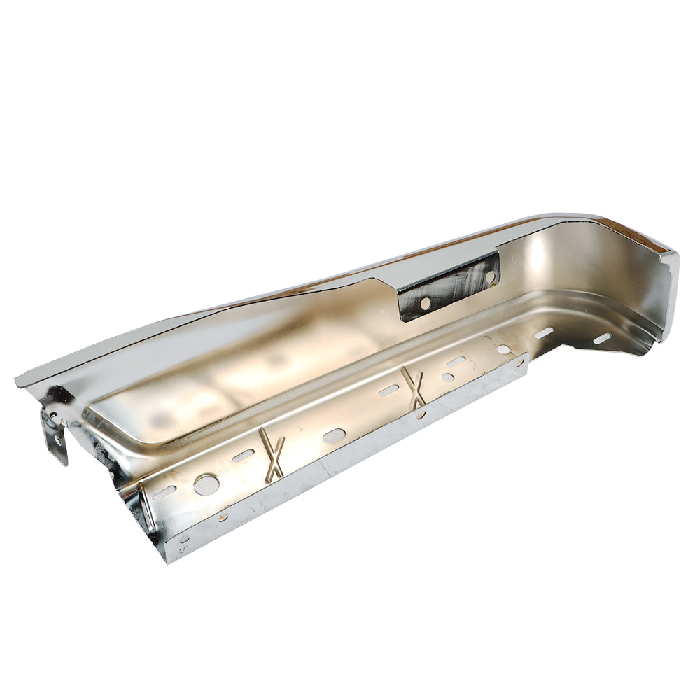 TOPPARTZ Steel Right Rear Bumper End Cover Replacement for F-150 2015-2020 Pickup with Parking Assist Sensor Hole Chrome FO1102381