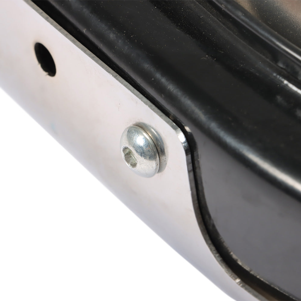 TOPPARTZ Stainless Steel Rear Step Bumper Chrome Finishi For 95-04 Toyota Tacoma Face Bar