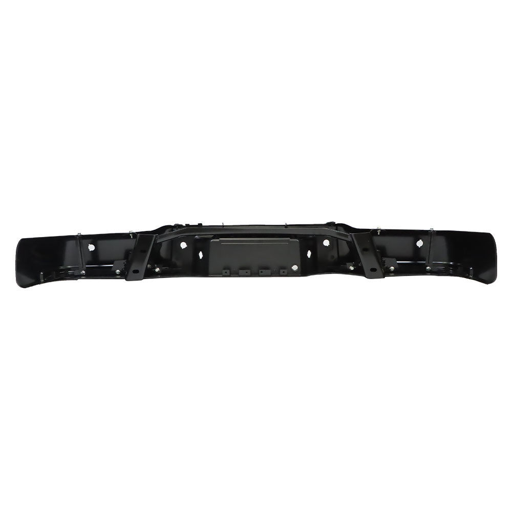 TOPPARTZ Rear Steel Bumper Assembly For 2009-2014 Ford F150 Pickup W/ Park Black