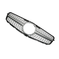 TOPPARTZ Front Plastic Grille Bumper For 2008-14 Mercedes Benz W204 Class C250 Silver