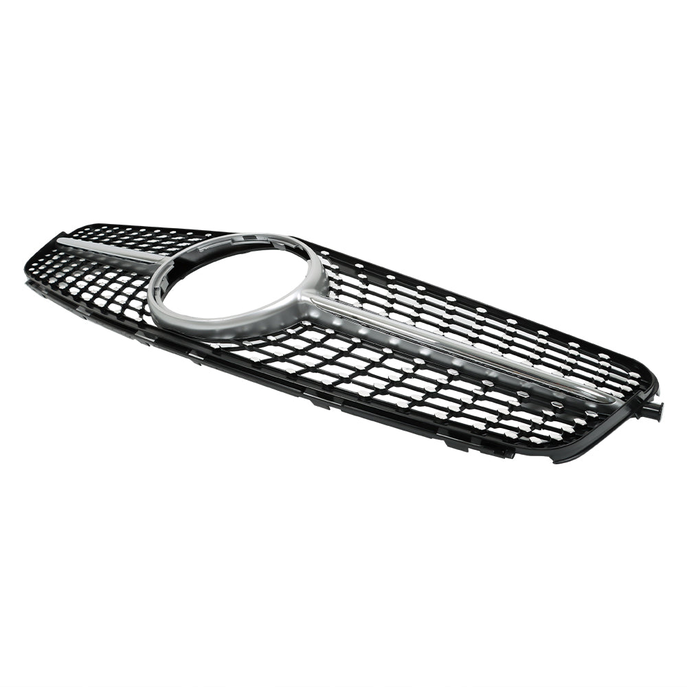 TOPPARTZ Front Plastic Grille Bumper For 2008-14 Mercedes Benz W204 Class C250 Silver