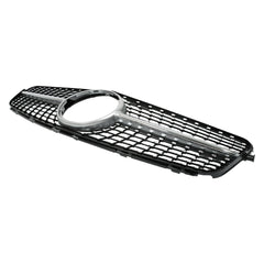 TOPPARTZ Front Plastic Grille Bumper For 2008-14 Mercedes Benz W204 Class C250 Silver
