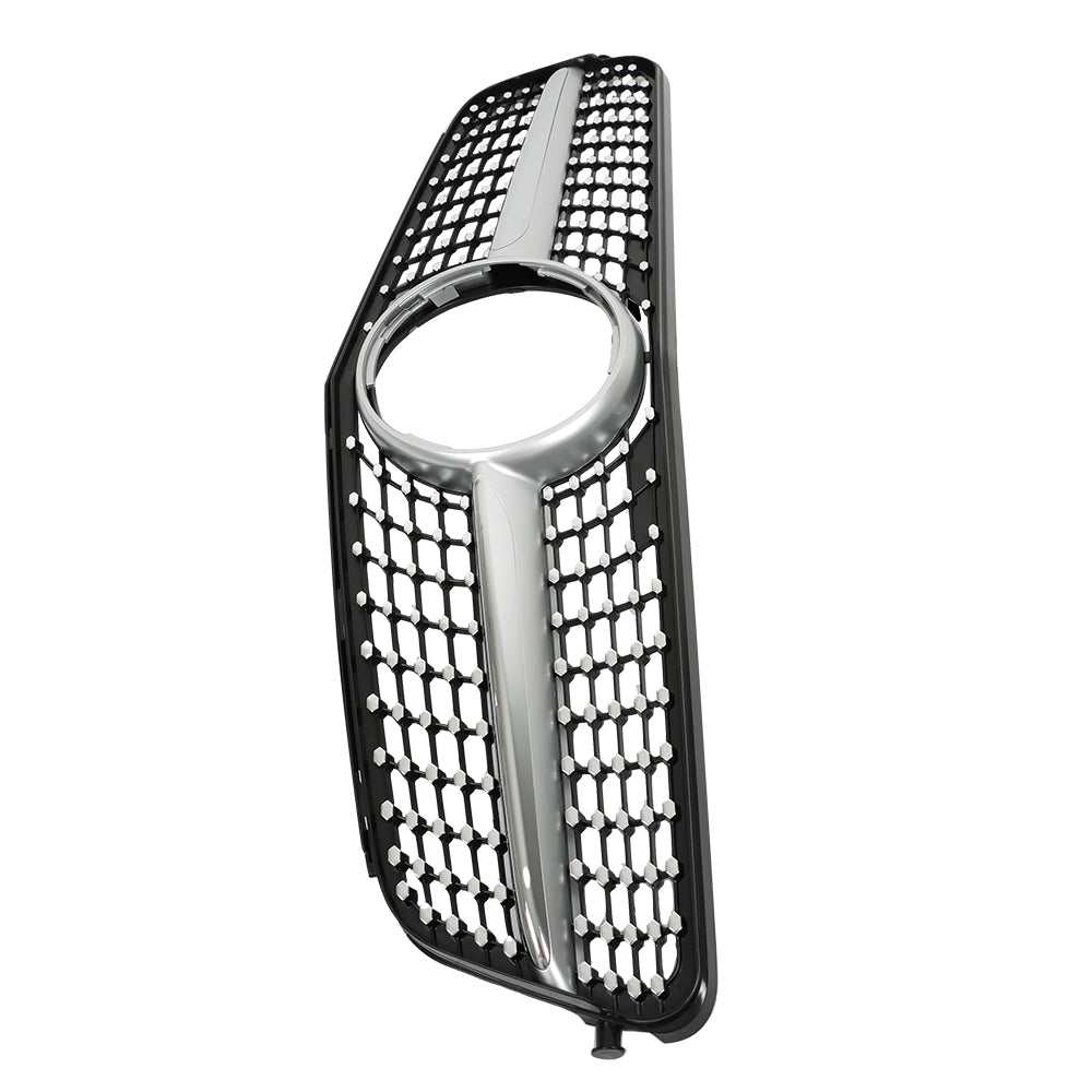 TOPPARTZ Front Plastic Grille Bumper For 2008-14 Mercedes Benz W204 Class C250 Silver