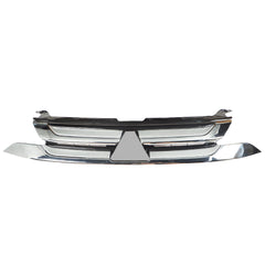 TOPPARTZ Chrome Front Bumper Grille for 2017 2018 Mitsubishi Outlander Replace MI1200264