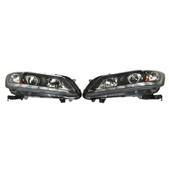 TOPPARTZ Headlight Assembly Replacement for Honda Accord 2013 2014 2015 w/LED DRL Headlights Set Driver ＆ Passenger Side