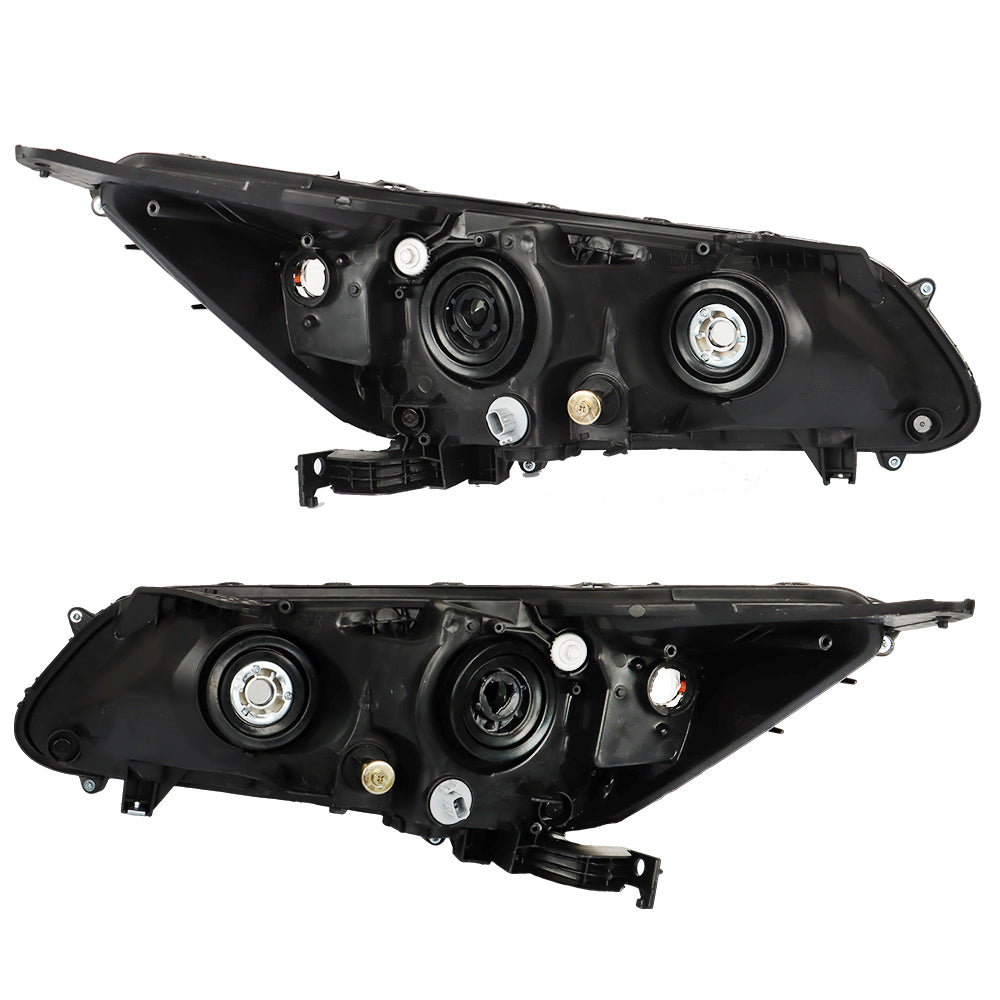 TOPPARTZ Headlight Assembly Replacement for Honda Accord 2013 2014 2015 w/LED DRL Headlights Set Driver ＆ Passenger Side