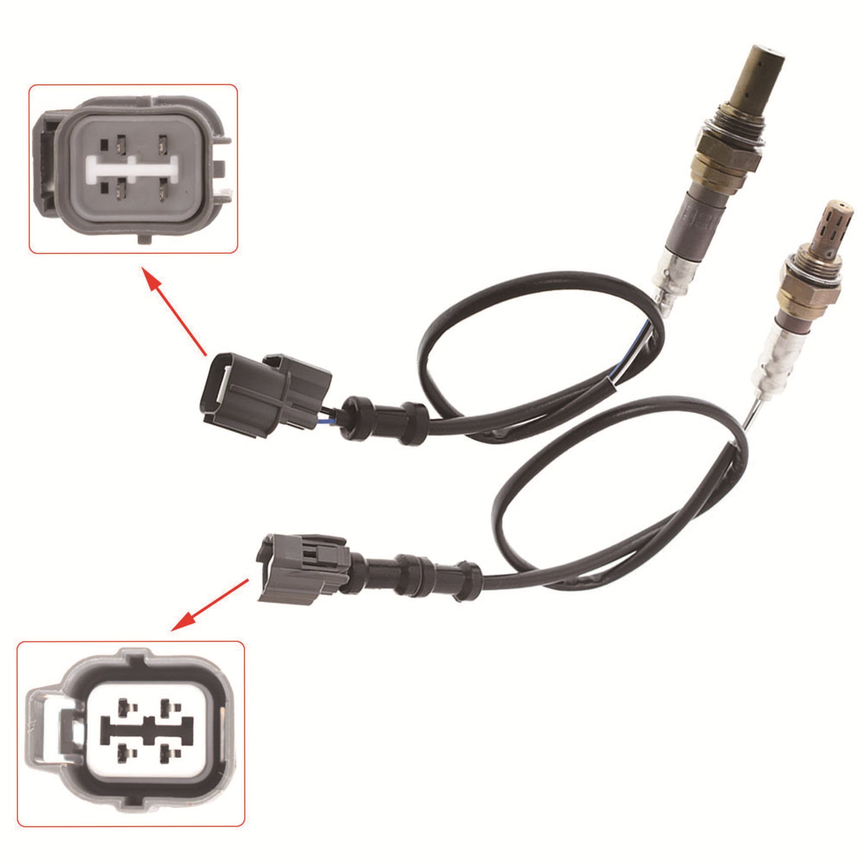 TOPPARTZ 2x Up+Downstream O2 Oxygen Sensors for Acura RSX 02-04 2.0L K20A2 Type-S