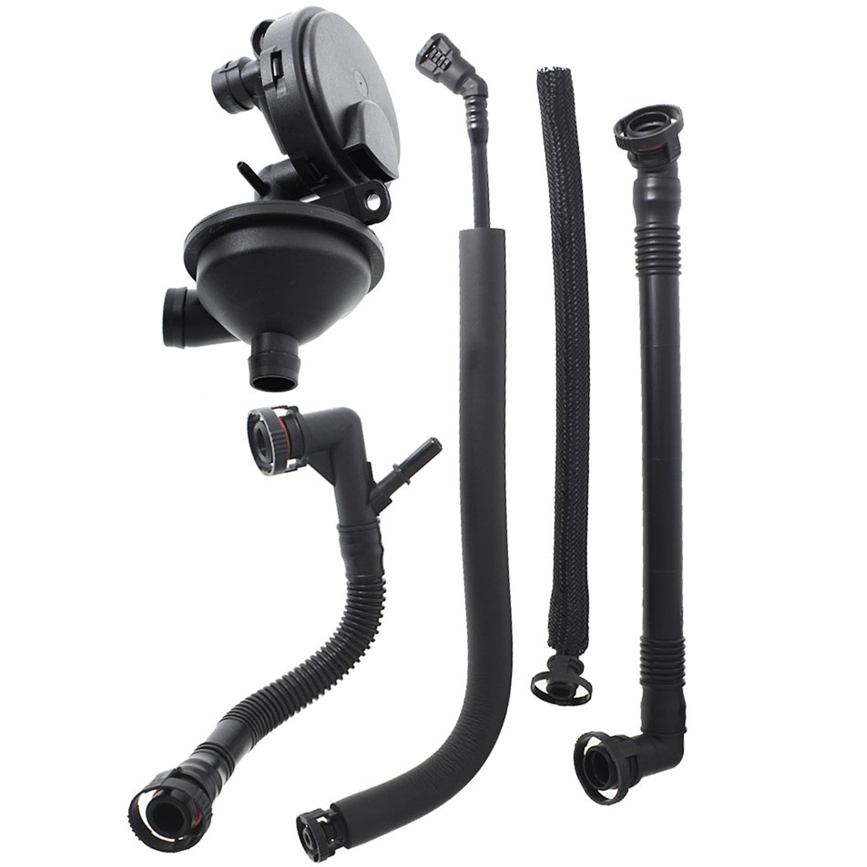 TOPPARTZ CRANK CCV CASE VALVE & HOSES FOR BMW E46 320i 325i 330i 520i 525i 530i
