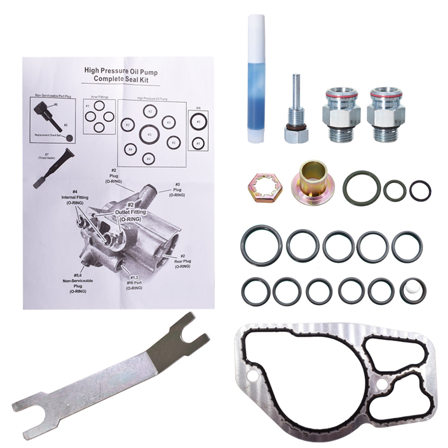 TOPPARTZ High Pressure Oil Pump Master Service Kit For 1994-03 Ford Powerstroke