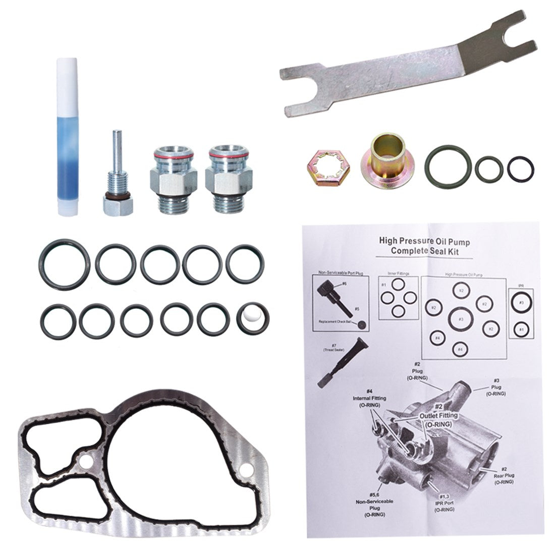 TOPPARTZ High Pressure Oil Pump Master Service Kit For 1994-03 Ford Powerstroke