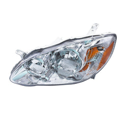 LH+RH Replacement Chrome Headlights Fit for 2003 Corolla Headlights 2003-2008