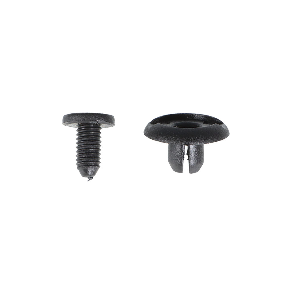 TOPPARTZ 100 Pcs Nylon Rivet Retainer Bumper Fender Clips 8mm For Honda Acura