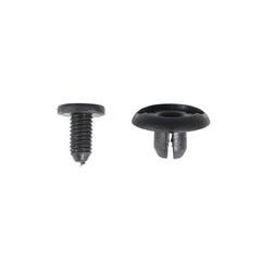 TOPPARTZ 100 Pcs Nylon Rivet Retainer Bumper Fender Clips 8mm For Honda Acura