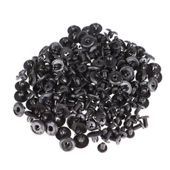 TOPPARTZ 100 Pcs Nylon Rivet Retainer Bumper Fender Clips 8mm For Honda Acura