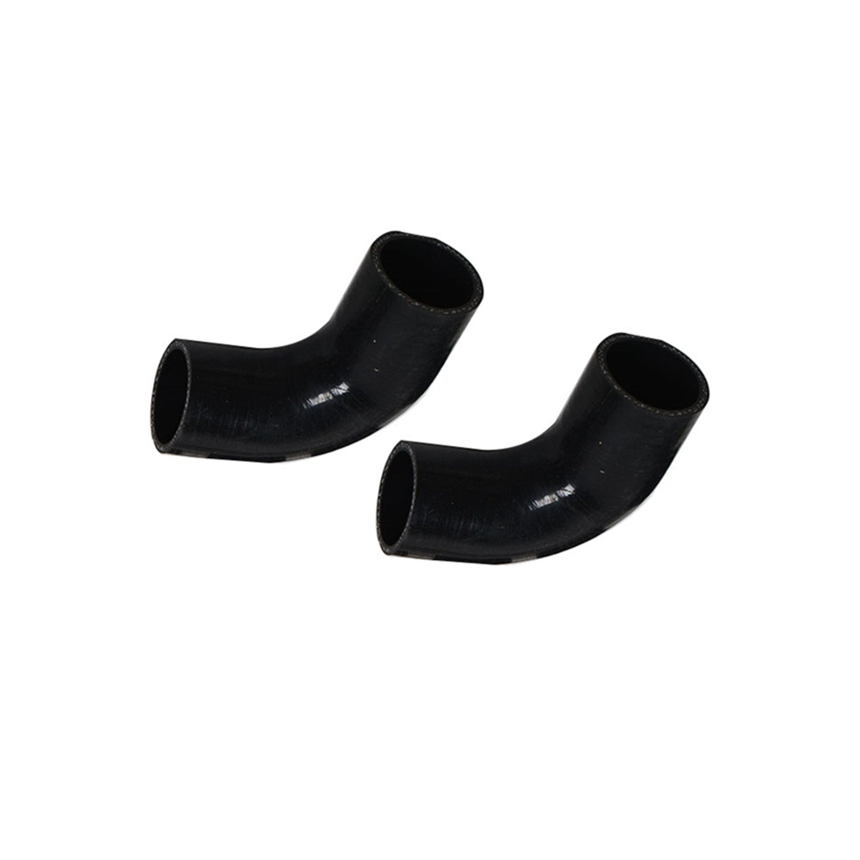 TOPPARTZ 2'' Universal Aluminum Intercooler Pipe Kit DIY Kit + Black Silicone Hose