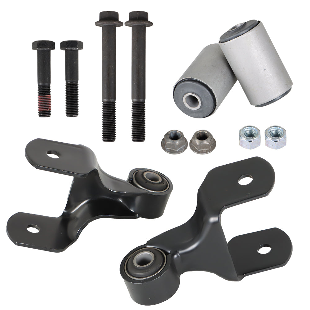 TOPPARTZ 2pcs Front Leaf Spring Shackle Bracket Kit For 1980-1997 Ford F-250 F-350 4WD