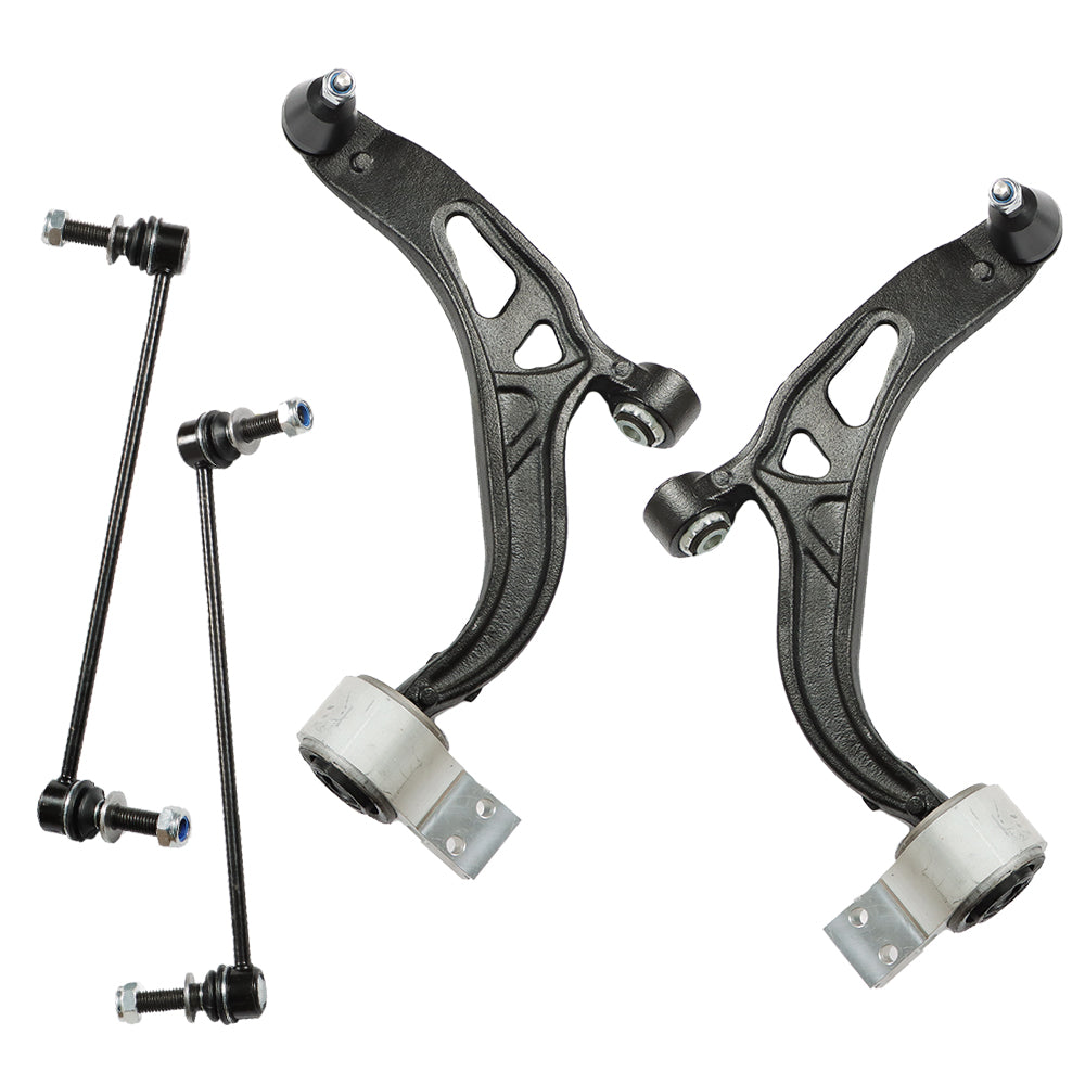 TOPPARTZ 4PC Front Lower Control Arm Ball Joint Sway Bar Link For 2011-2017 Ford Explorer