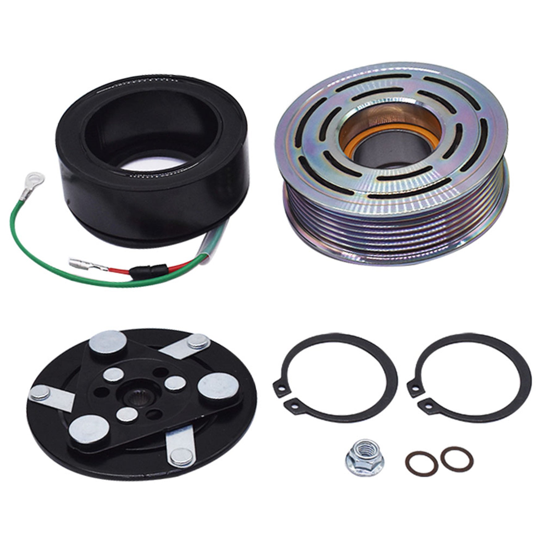 TOPPARTZ A/C Compressor CLUTCH KIT for 07-11 Honda Civic Si Model 2.0 Liter