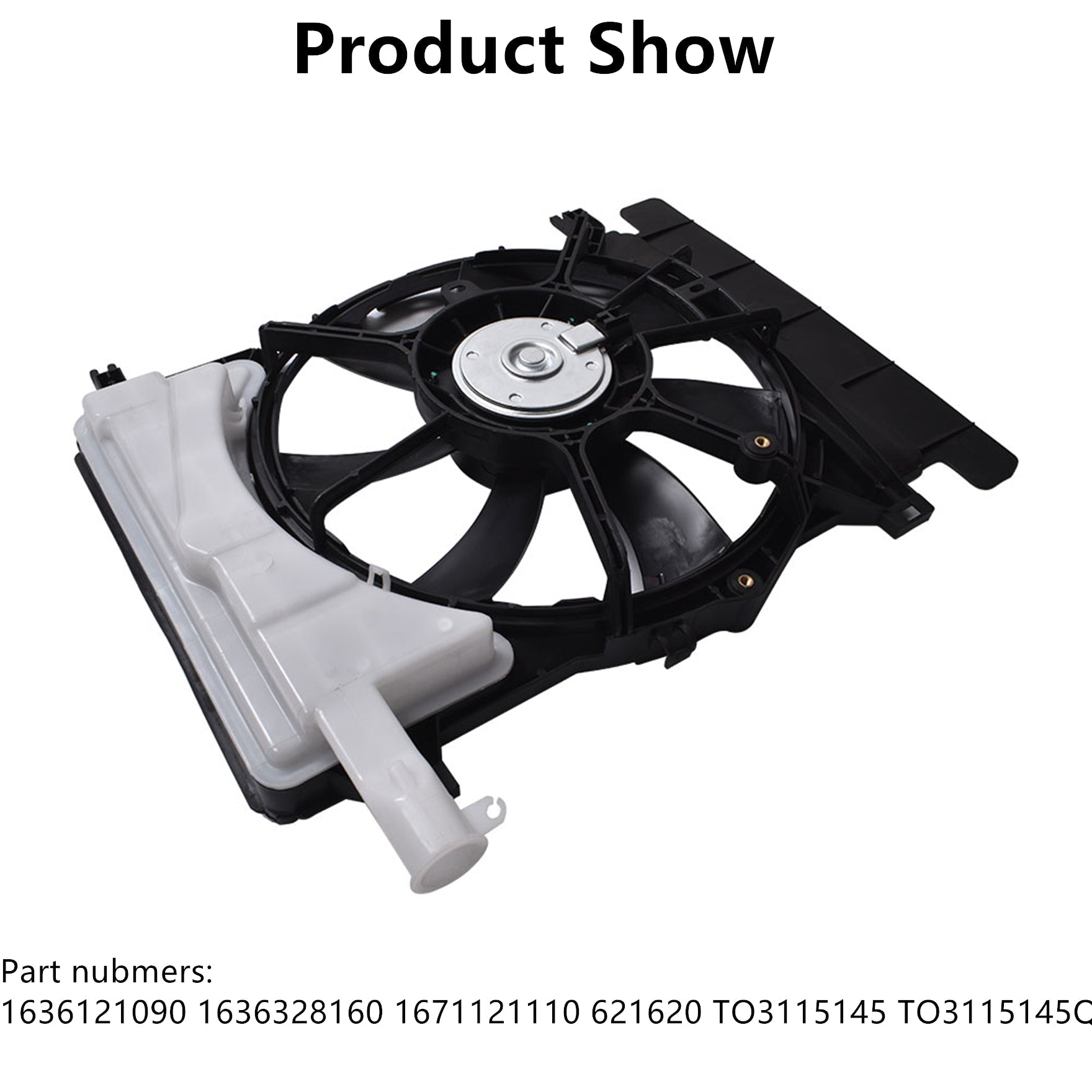 TOPPARTZ A/C Radiator-Condenser Fan For Scion xD / Toyota Yaris 2006 2007-2015