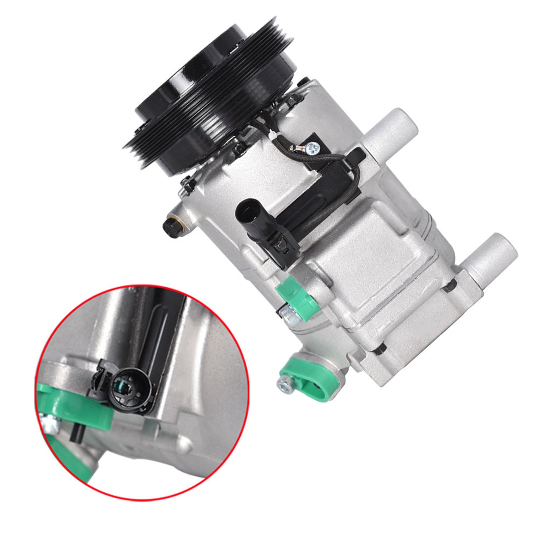TOPPARTZ AC Compressor Fit for 2006-2009 Hyundai Accent 1.6L CO 10925C