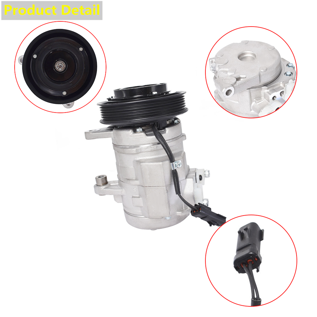TOPPARTZ AC Compressor For 2004-2007 Dodge Ram 1500 V6 3.7L V8 4.7L CO 10800C