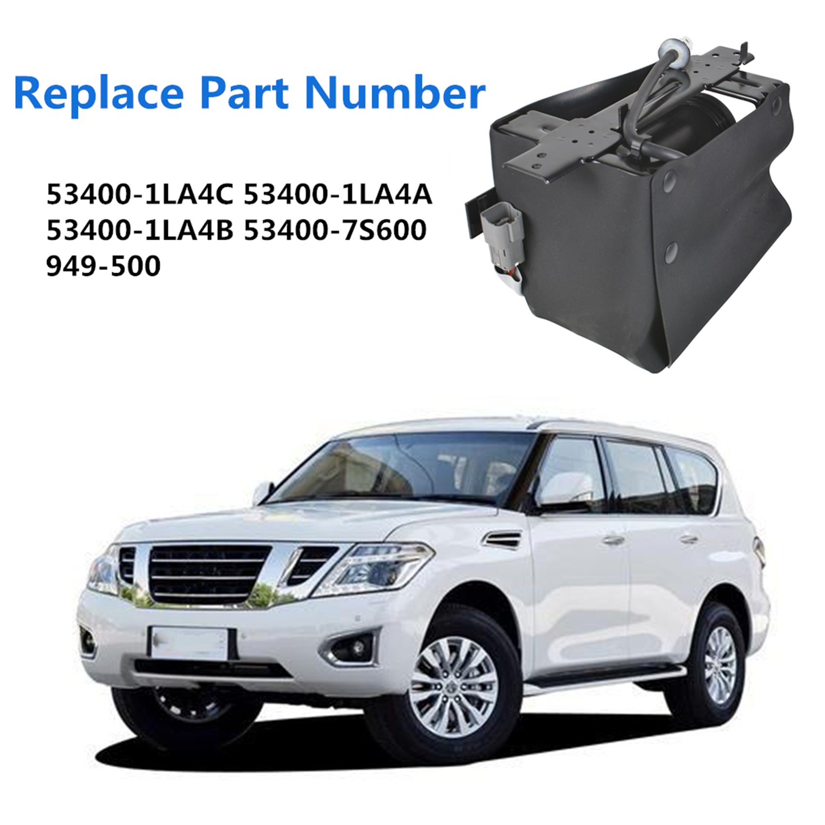 TOPPARTZ Air Compressor Active Suspension For Nissan Armada Infiniti QX56 949-500