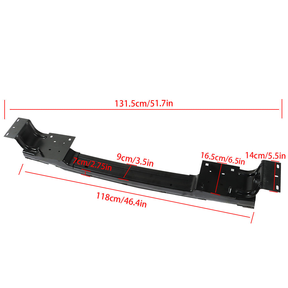 TOPPARTZ Bumper Face Bar Reinforcement Beam Cross Member Front For 13-18 RAM 1500