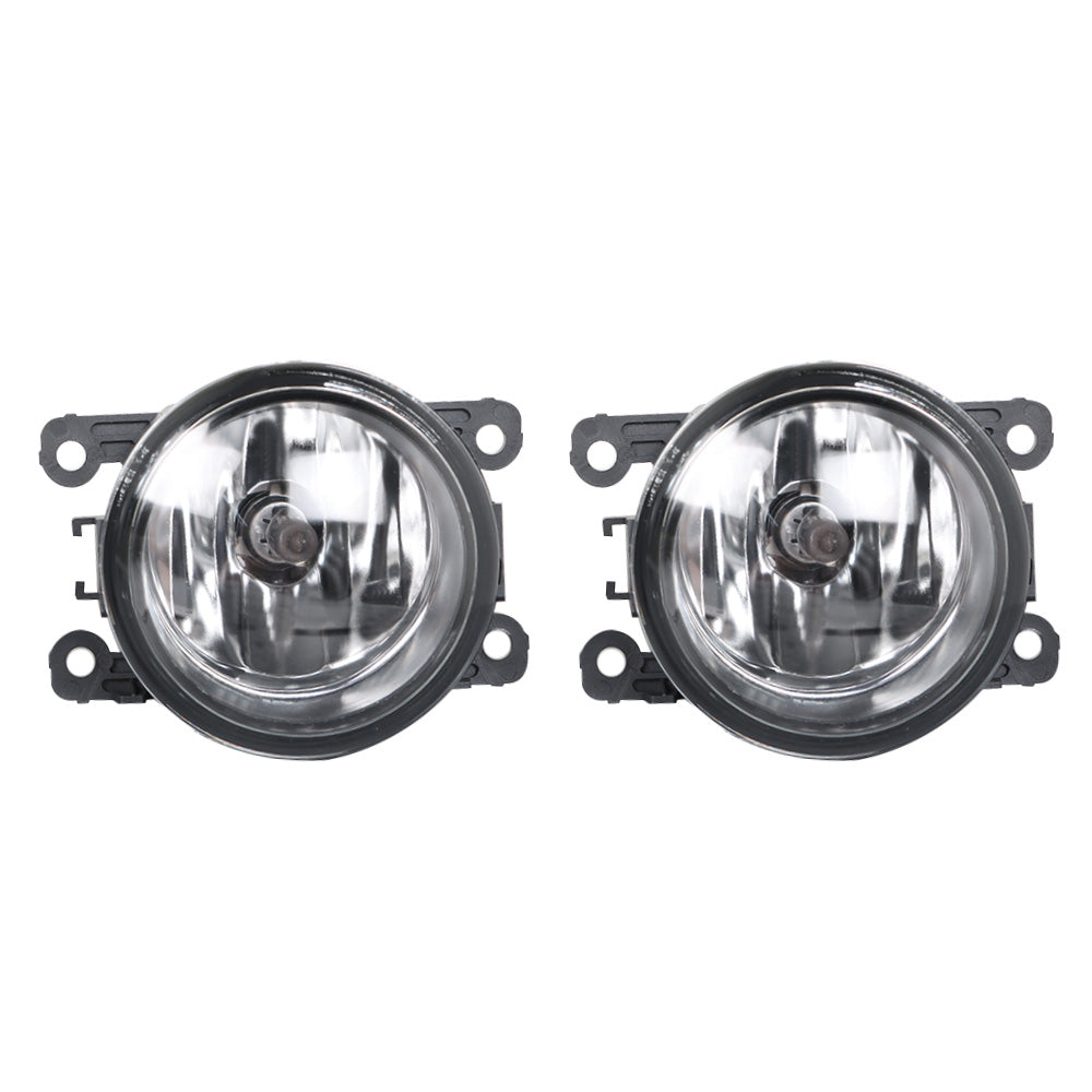 TOPPARTZ Bumper Fog Lights Driving Lamps Wiring Switch Kit For 2014-2018 Ford Fiesta