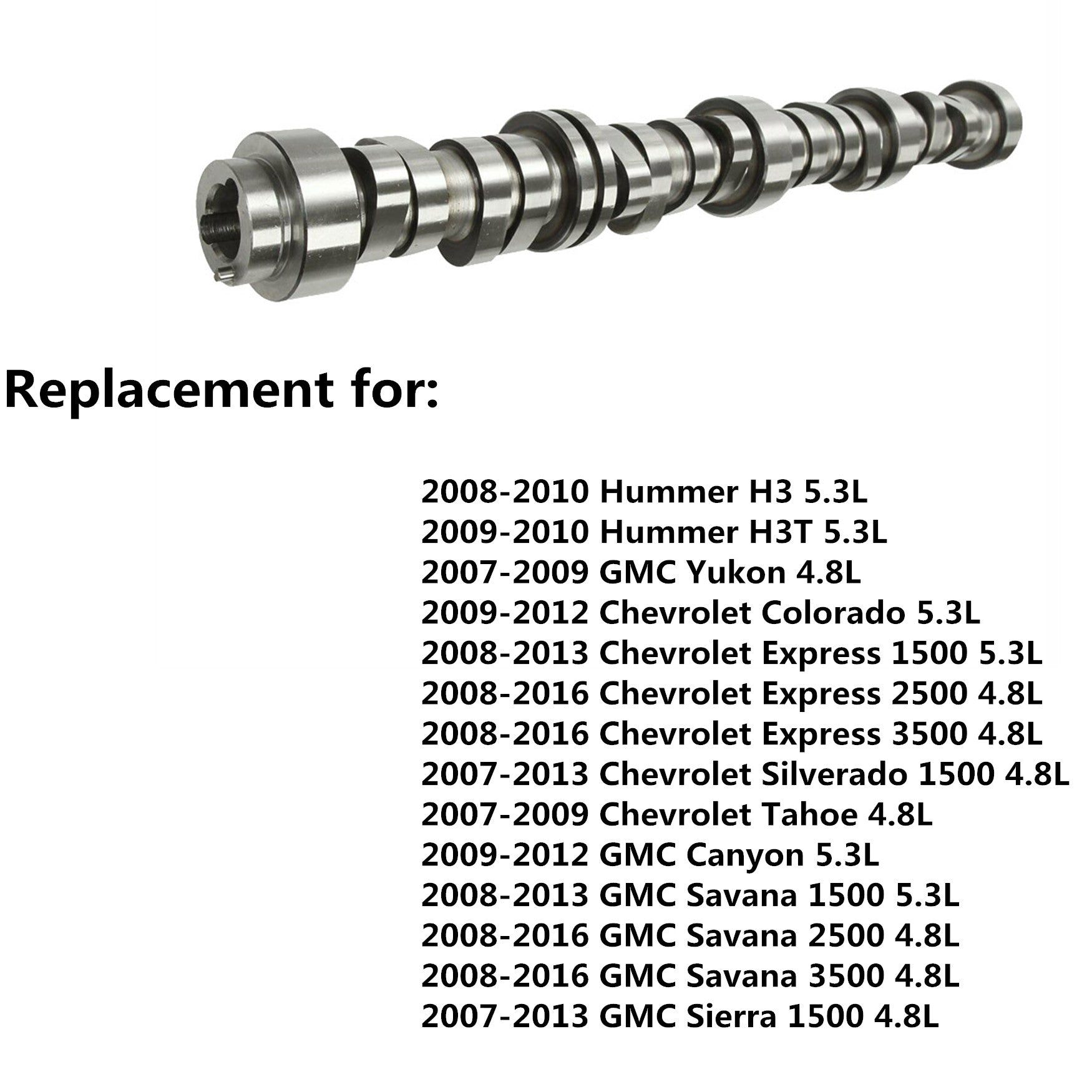 TOPPARTZ Camshaft For Buick Chevy GMC 5.3 MC1394 12625436