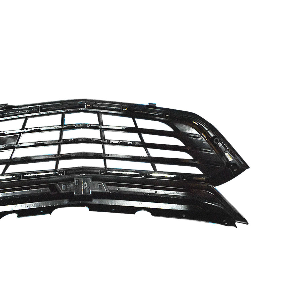 TOPPARTZ Chrome Front Upper Grille Mesh Grill For 2018-2020 Chevrolet Equinox Black