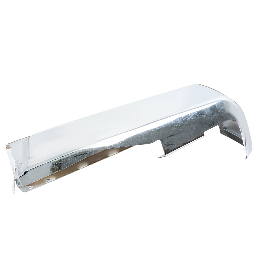 TOPPARTZ Chrome Rear Bumper End Cap For 2015 2016-2020 Ford F150 Driver Side LH