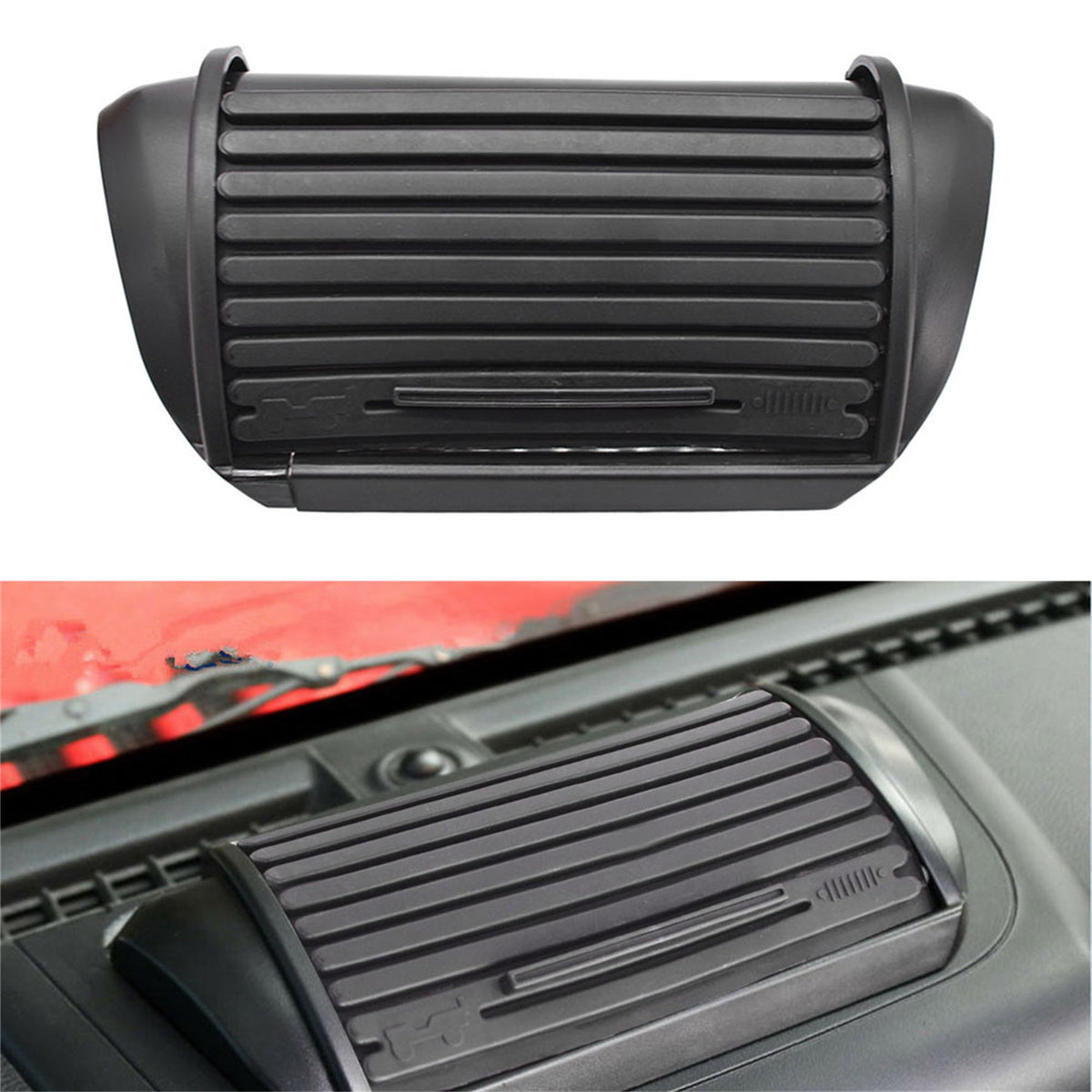 TOPPARTZ Dashboard Storage Organizer Panel Tray Box For 11-2017 Jeep Wrangler JK