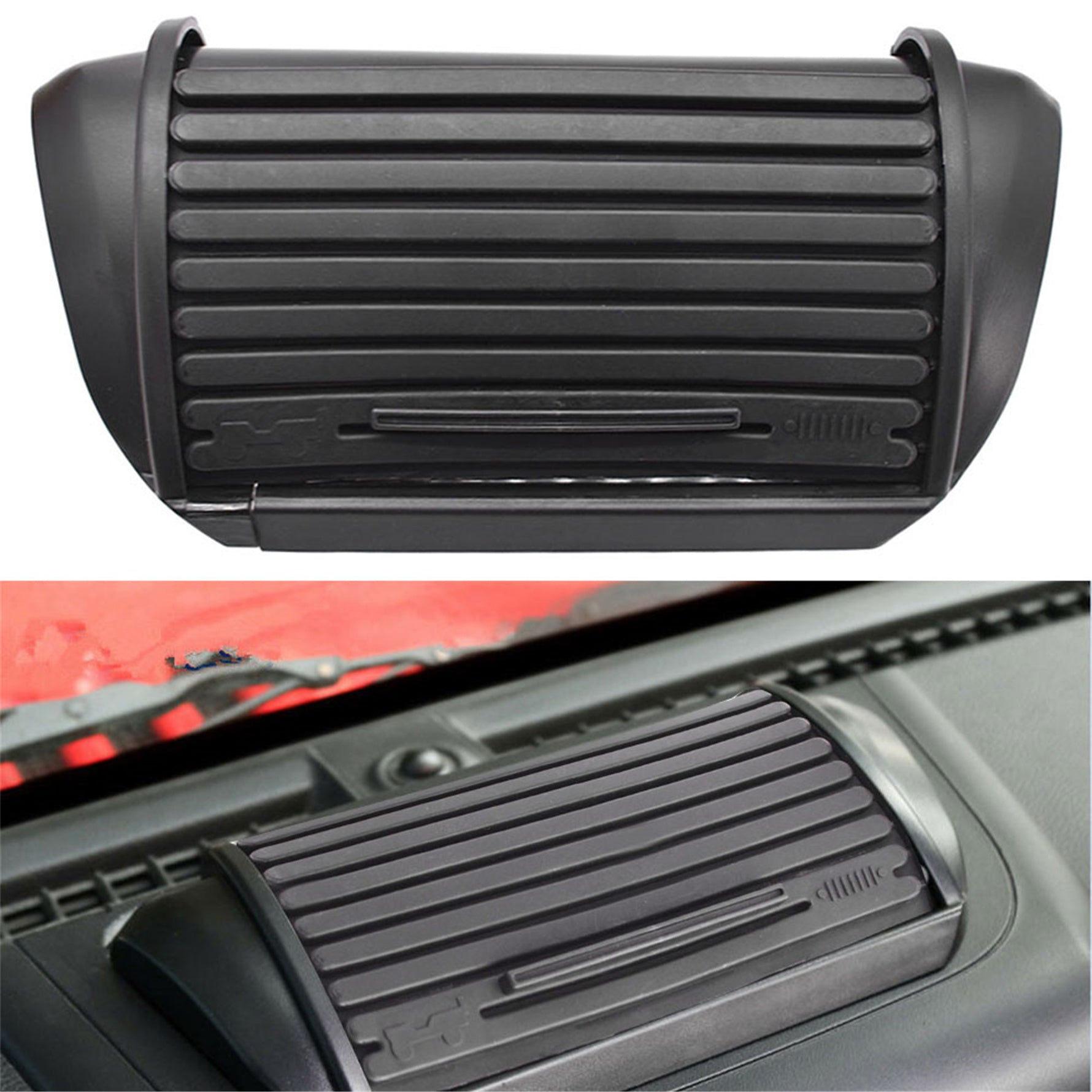 TOPPARTZ Dashboard Storage Organizer Panel Tray Box For 11-2017 Jeep Wrangler JK
