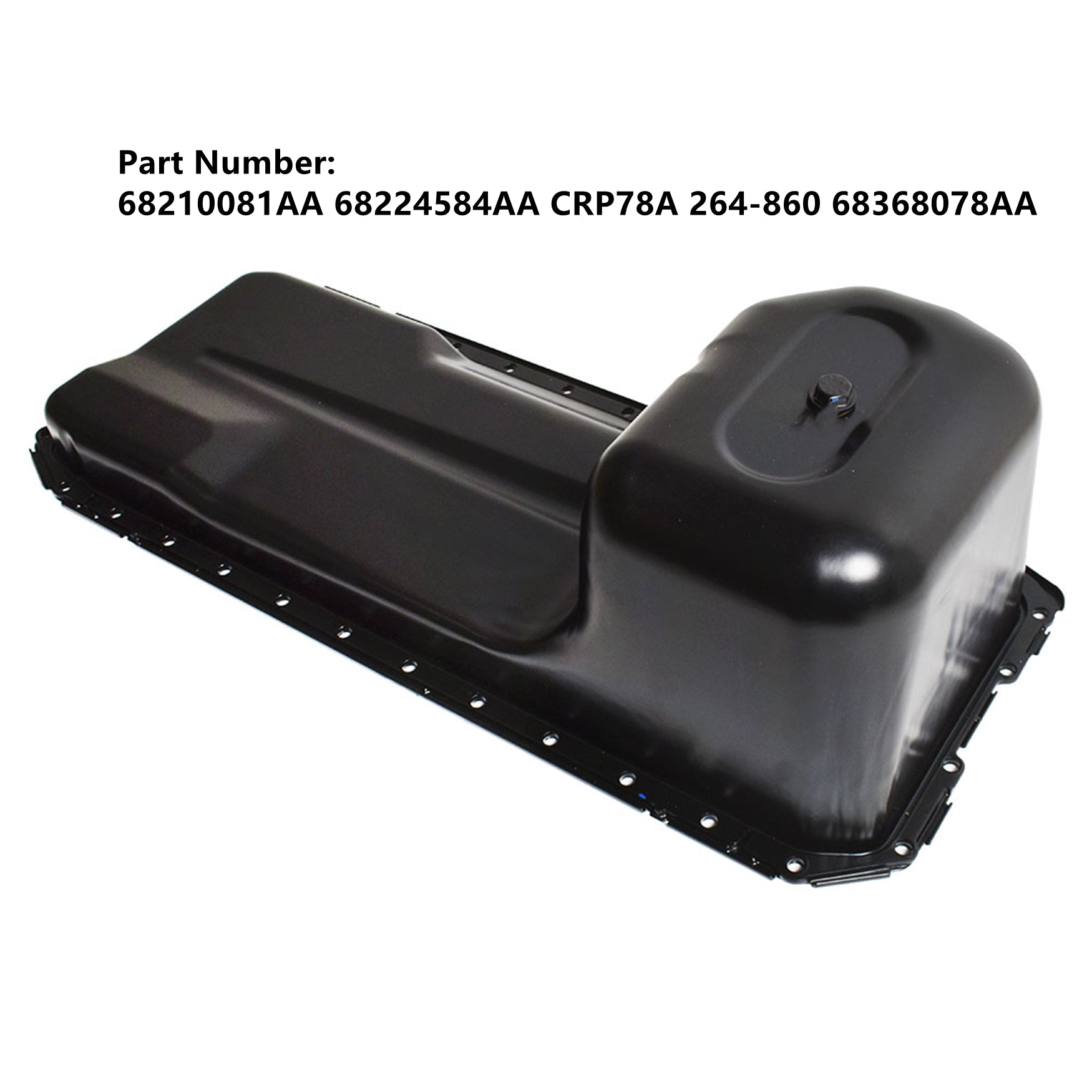 TOPPARTZ Engine Oil Pan for Ram 2500 3500 4500 5500 l6 6.7L Diesel Turbo 13-18