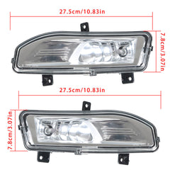 TOPPARTZ Fit For 17-20 Nissan Rogue S SL SV Front Bumper Fog Light Lamps Assembly RH&LH