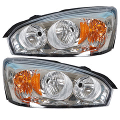 TOPPARTZ Fit For 2004-2008 Chevy Malibu Replacement Headlights Halogen Left+Right