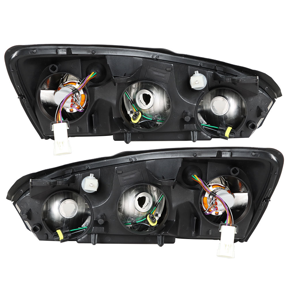 TOPPARTZ Fit For 2004-2008 Chevy Malibu Replacement Headlights Halogen Left+Right
