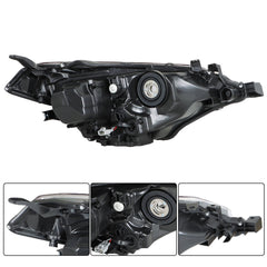 TOPPARTZ Fit For 2014 2015 2016 Toyota Corolla Headlight Halogen Clear Right&Left