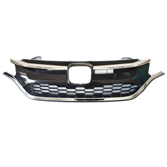 TOPPARTZ Fit For 2015 2016 Honda CRV CR-V Front Upper+ Lower Grille 2 Pcs Chrome