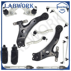 TOPPARTZ For 2007 - 2011 Toyota Camry Front Lower Control Arm Tie Rods Kit 14pc