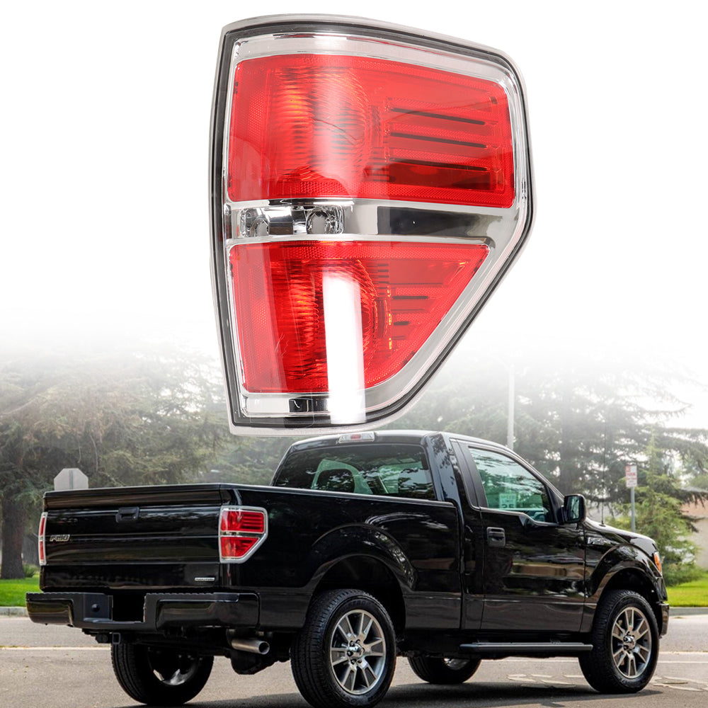 TOPPARTZ For 2009-2014 Ford F-150 Pickup Rear Tail Lights Brake Lamps Right Side