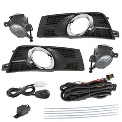 TOPPARTZ For 2010-2016 Cadillac SRX Fog Lights Lamps w/ Switch and Harness Left and Right